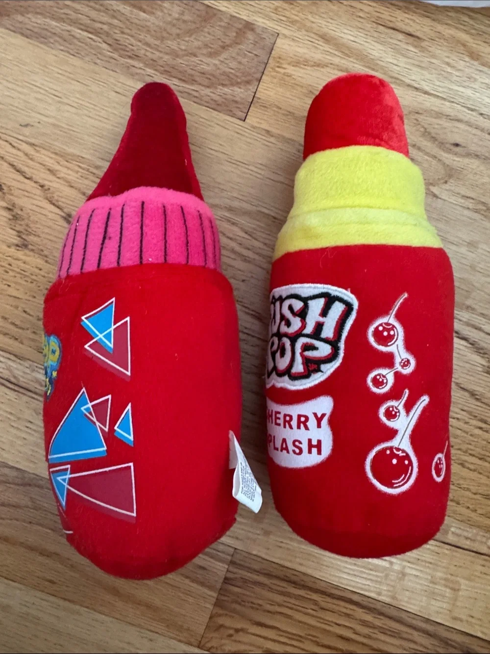 Push Pop & Pop Bottle Plush Cherry Splash & original Candy Snacks